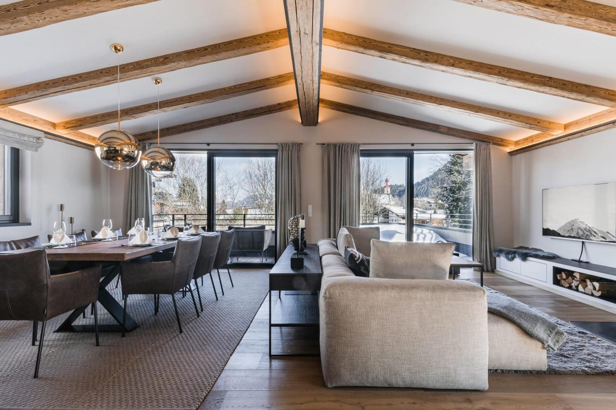 Going am Wilden Kaiser Geniessen Sie Bergblick & Sauna Im Modernen Chalet מראה חיצוני תמונה